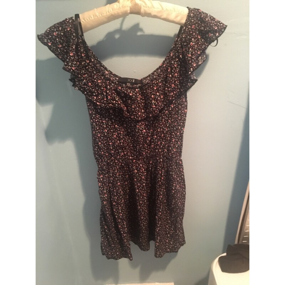 Floral off the shoulder dress